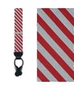 The Griswold Striped Herringbone Silk Button End Suspenders