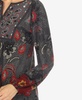 Women's Paisley Flower Embroidered Sweater Dress