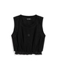 Women's Crop Top with Printed Detail