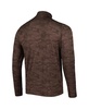 Men's Brown Cleveland Browns Brigade Quarter-Zip Sweatshirt