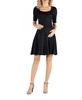 Knee Length A Line Elbow Sleeve Maternity Dress