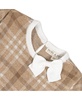 Toddler Girls Organic Long Sleeve Bow Detail Intarsia Sweater Dress