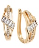 Crystal Hinged Hoop Earring