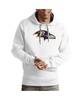 Men's White Baltimore Ravens Victory Pullover Hoodie