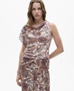 Women's Satin Print Blouse