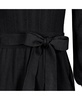 Women's Organic Long Sleeve Flounce Edge Cable Sweater Dress