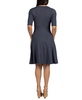 a Line Knee Length Elbow Length Sleeves Dress