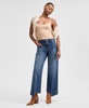 Women's Seamfront Asymmetric Wide-Leg Jeans, Exclusively at Macy's