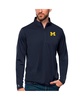 Men's Navy Michigan Wolverines Tribute Quarter-Zip Top