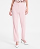 Women's Flat-Front Straight-Leg Suit Pants, Exclusively at Macy's