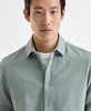 Men's Elevated Puckered Long Sleeve Button-Front Shirt, Exclusively at Macy's