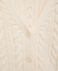 Women's Buttoned Knit Braided Cardigan