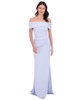 Women's Off-The-Shoulder Faux-Pearl-Embellished Evening Gown