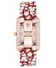 Women's Quartz Red and Pink Acetate Bracelet Watch, 26mm
