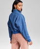 Petite Denim Bomber Jacket, Exclusively at Macy's