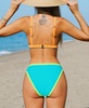 Women's Take Me To Tulum Colorblock Cheeky Bikini Set