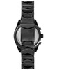 Katherine Women's Chronograph Black Ion Plated Stainless Steel Bracelet Watch 40mm