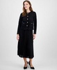 Women's Lace Button-Front Patch-Pocket Jacket & Pleated Pull-On Belted Midi Skirt