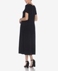 Women's Short Sleeve Asymmetrical Waist Maxi Dress