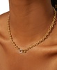 Diamond Horizontal Link Two-Chain 18" Pendant Necklace (1/5 ct. t.w.) in Gold Vermeil, Created for Macy's