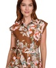 Women's Cotton Tie-Waist Midi Shirtdress
