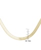 Diamond Cut Herringbone Chain Necklace