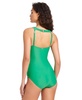 Women's High-Neck Grommet-Detail Swimsuit