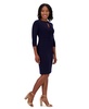 Petite Keyhole Side-Ring Sheath Dress