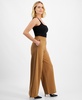 INC Petite High-Rise Wide-Leg Ponte Pants, Created for Macy's