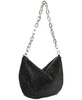 Crescent Diamond Mesh Small Chain Hobo, Created for Macy's 