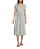 Women's TENCEL Fiber V-Neck Midi Dress