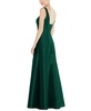 Plus Size Sleeveless Square-Neck Princess Line Gown with Pockets