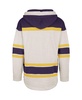 Men's Oatmeal Los Angeles Kings Rockaway Lacer Pullover Hoodie
