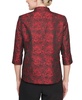 Women's Floral-Jacquard Asymmetric High-Collar Top