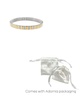 Tarnish Resistant Two-Tone Stretch Bar Bracelet