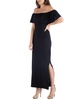 Off Shoulder Ruffle Detail Maxi Dress