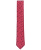Men's White-Dot Floral Tie, Created for Macy's
