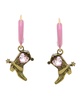 Faux Stone Cowboy Boot Huggie Earrings