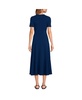Women's Cotton Modal Vneck Wrap Midi Dress