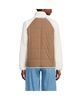 Women's Mixed Media High Pile Fleece Jacket