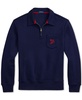 Men's Double-Knit Mesh Collared Sweatshirt