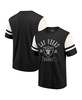 Darius Rucker Collection by Men's Black Las Vegas Raiders Football T-Shirt