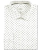 Men's Slim-Fit Flower-Print Shirt