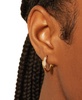 Diamond Small Hoop Earrings (1/6 ct. t.w.) in Gold Vermeil, Created for Macy's