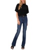Women's Textured High Neck Wide Sleeve Top