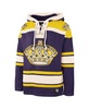 Men's Purple Los Angeles Kings Superior Lacer Pullover Hoodie
