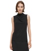 Women's Mock-Neck Sleeveless Top 