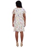Women's Tiered Floral-Print Chiffon Dress