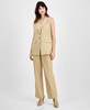Women's Peak-Lapel Long Vest & Patch-Pocket Trousers
