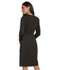 Women's Exposed-Zipper Scuba Sheath Dress